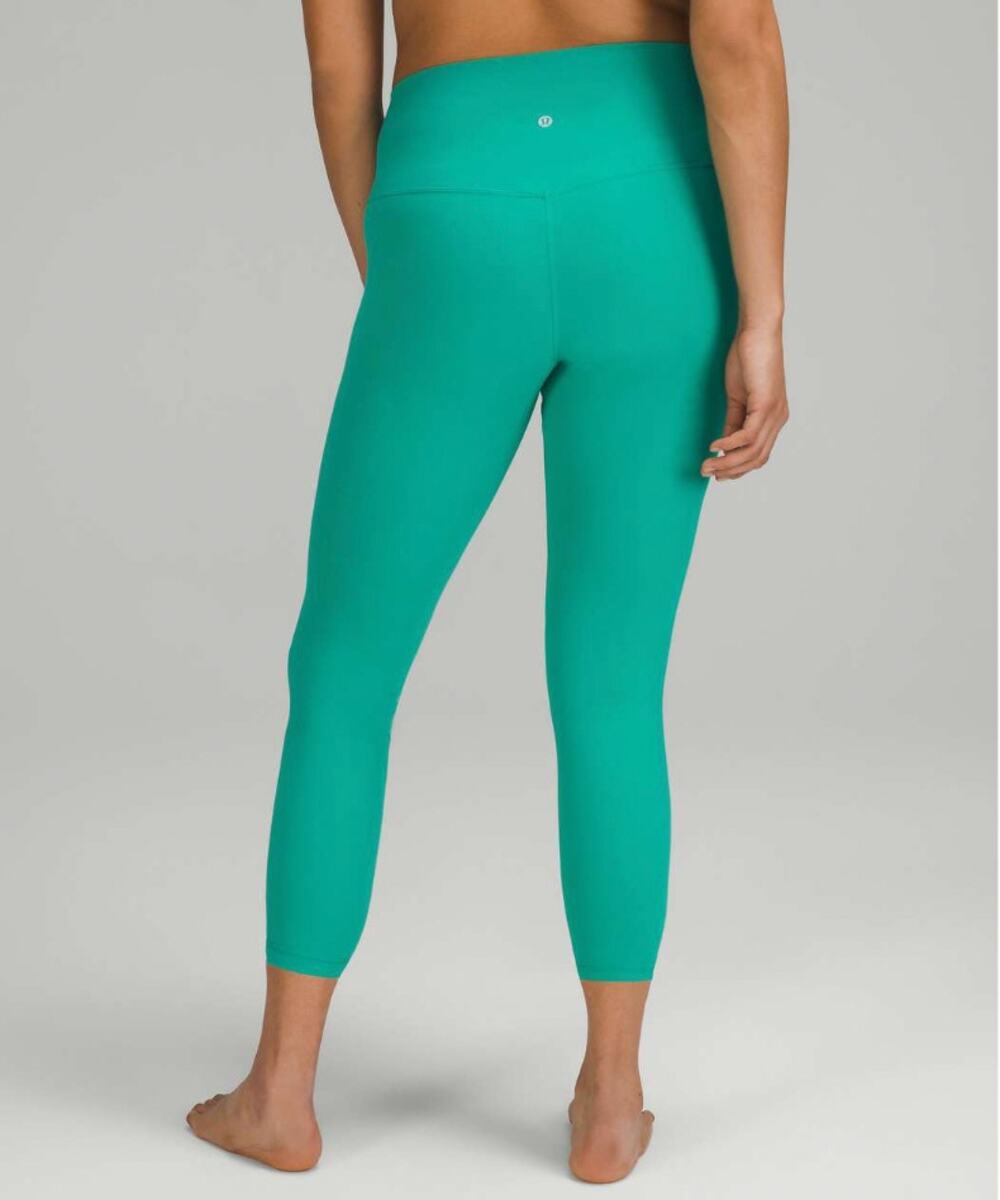 Lululemon Align High-Rise Pant 25" Maldives Green Leggings Nulu W5CTBS Size 6
